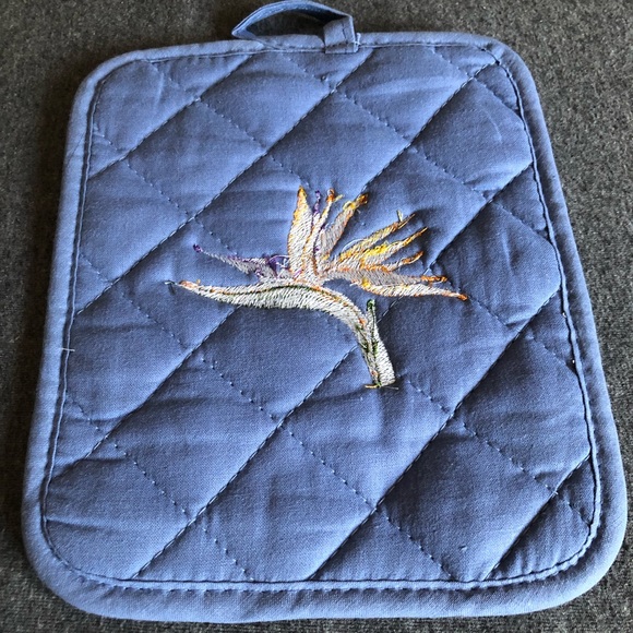 Bird of Paradise Pot Holder and Hand / Tea Towel Set - Picture 5 of 12